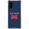 University of Mississippi Ole Miss Blue Galaxy S20 FE Clear Case